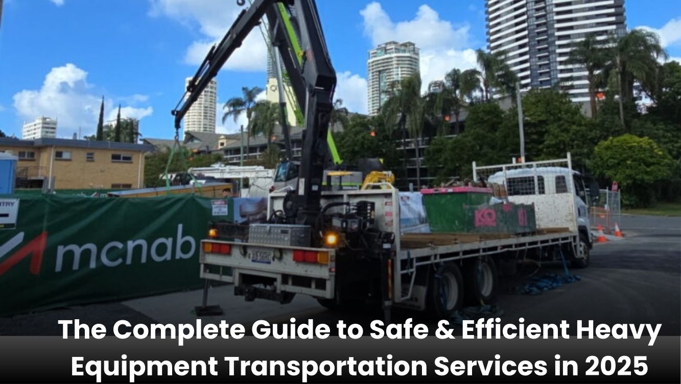 Safe and efficient heavy equipment transportation services for 2025 ensuring secure and timely delivery of machinery.