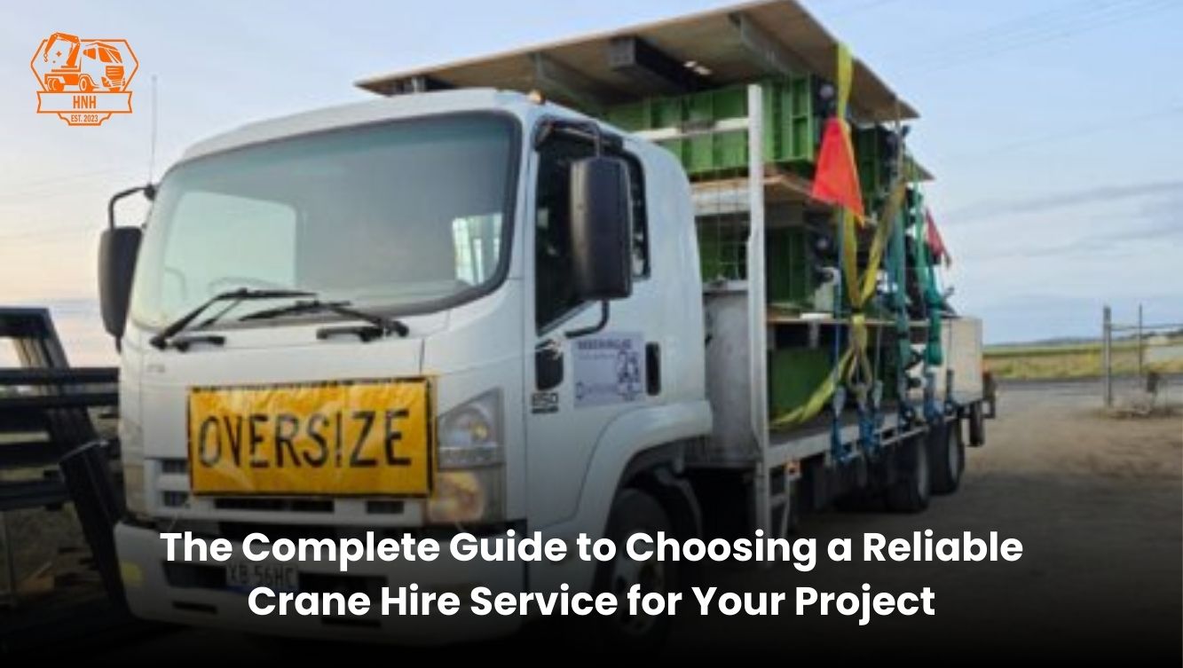 Professional crane hire service for construction and heavy lifting projects